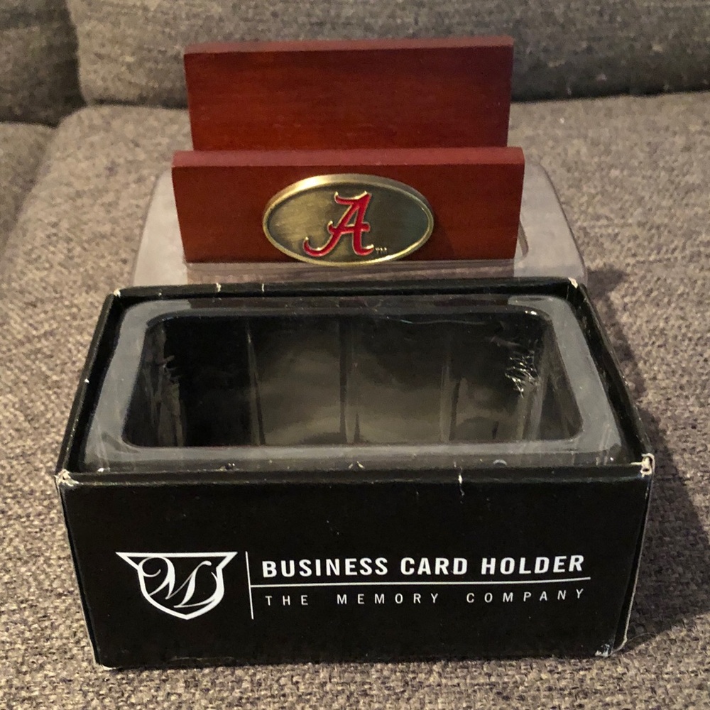 Alabama Crimson Tide Business Card Holder